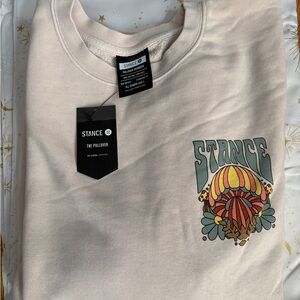 Stance “The Pullover” Cream Sweatshirt